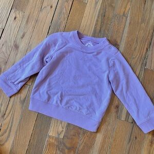 Primary Lavender Long-Sleeve Pullover Sweatshirt